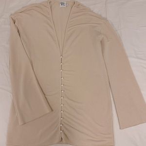 Princess Polly pearl button top pale pink